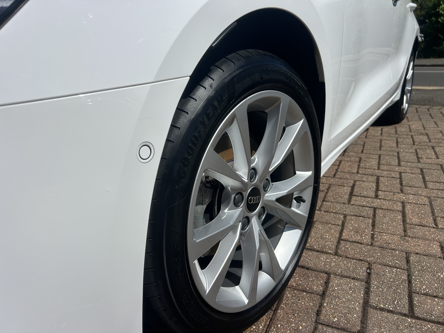 Audi wheel after exterior valeting